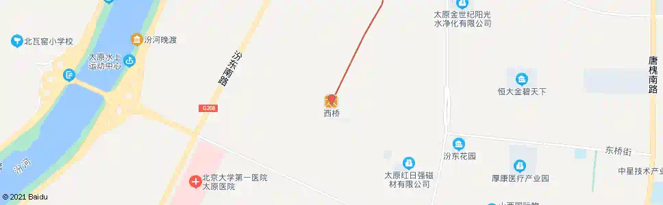 太原西桥_公交站地图_太原公交_妙搜公交查询2025