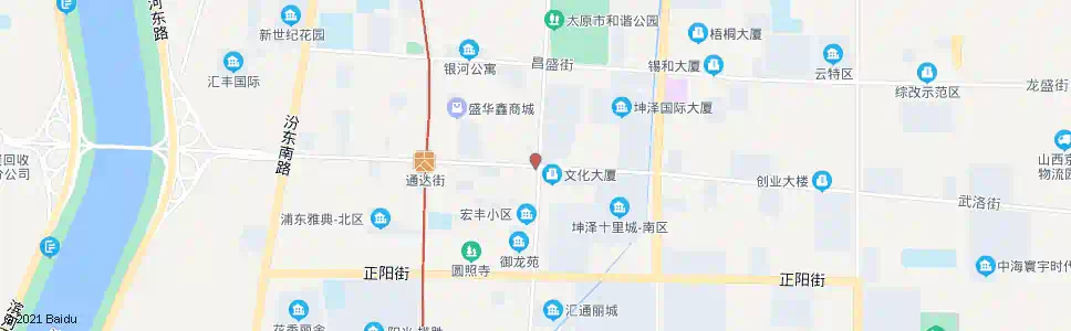 太原通达街真武路口_公交站地图_太原公交_妙搜公交查询2025