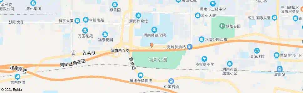 渭南师院南门_公交站地图_渭南公交_妙搜公交查询2025