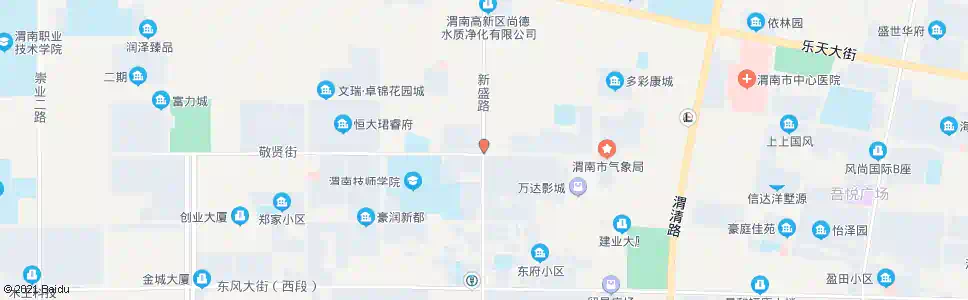 渭南新盛路_公交站地图_渭南公交_妙搜公交查询2025