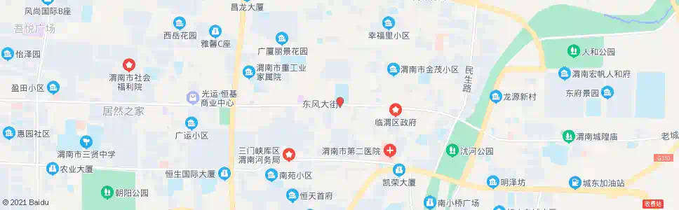 渭南解放路十字_公交站地图_渭南公交_妙搜公交查询2025