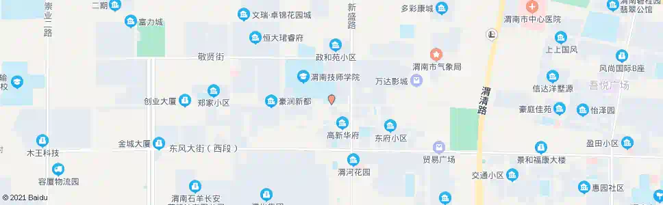 渭南高新中学_公交站地图_渭南公交_妙搜公交查询2025