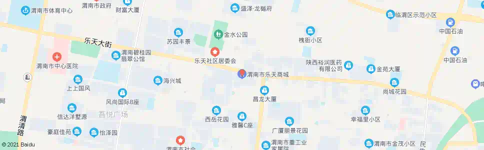 渭南乐天商城_公交站地图_渭南公交_妙搜公交查询2025