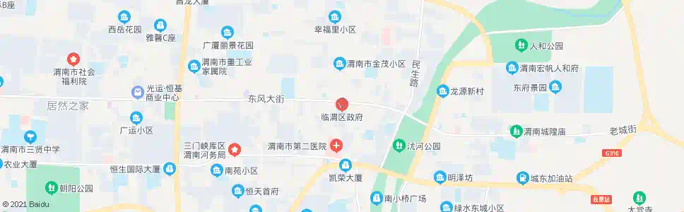 渭南临渭区政府_公交站地图_渭南公交_妙搜公交查询2025