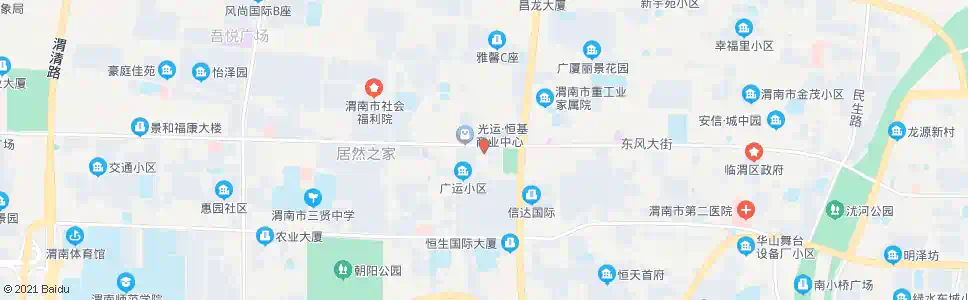 渭南恒昌大厦_公交站地图_渭南公交_妙搜公交查询2025