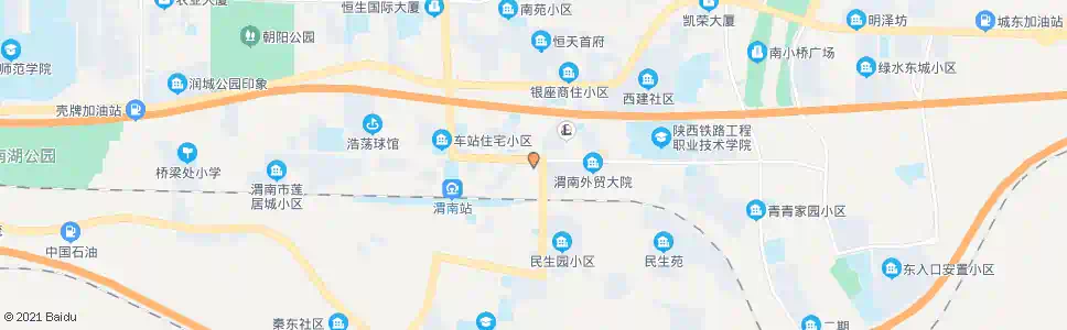 渭南电池厂(站南派出所)_公交站地图_渭南公交_妙搜公交查询2025