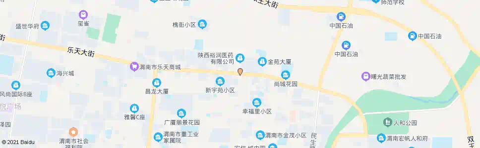 渭南招二路口_公交站地图_渭南公交_妙搜公交查询2025