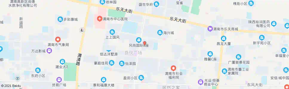渭南新洲中央街区_公交站地图_渭南公交_妙搜公交查询2025