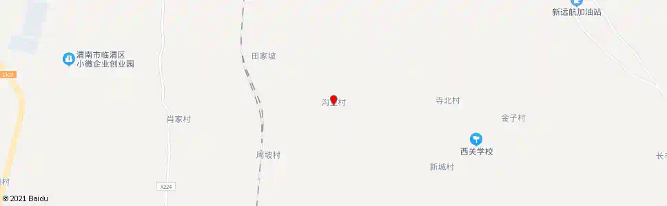 渭南沟里村_公交站地图_渭南公交_妙搜公交查询2025