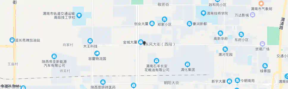 渭南金城园_公交站地图_渭南公交_妙搜公交查询2025