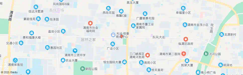 渭南临渭区政府(中心广场)_公交站地图_渭南公交_妙搜公交查询2025