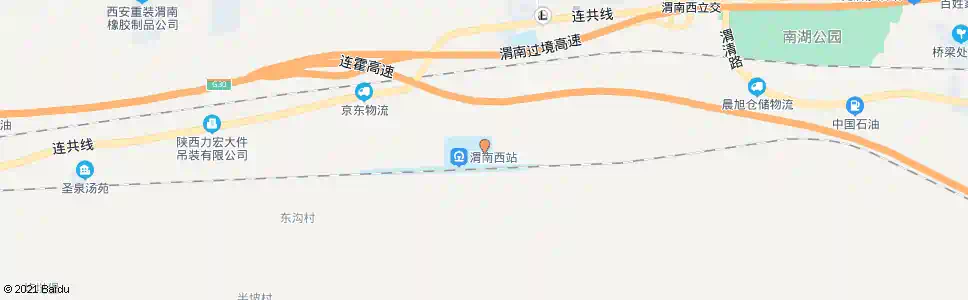 渭南沋西停车场_公交站地图_渭南公交_妙搜公交查询2025