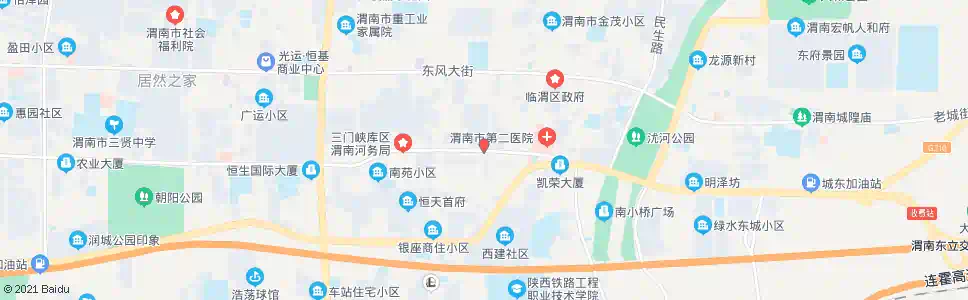 渭南民主路口_公交站地图_渭南公交_妙搜公交查询2025