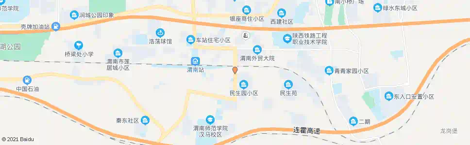 渭南中原街_公交站地图_渭南公交_妙搜公交查询2025