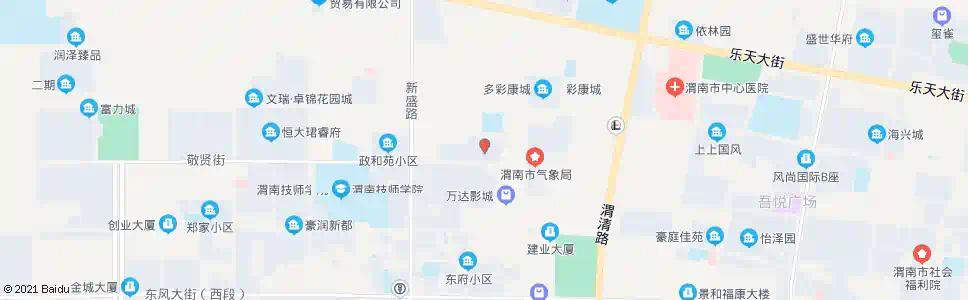渭南法苑小区_公交站地图_渭南公交_妙搜公交查询2025