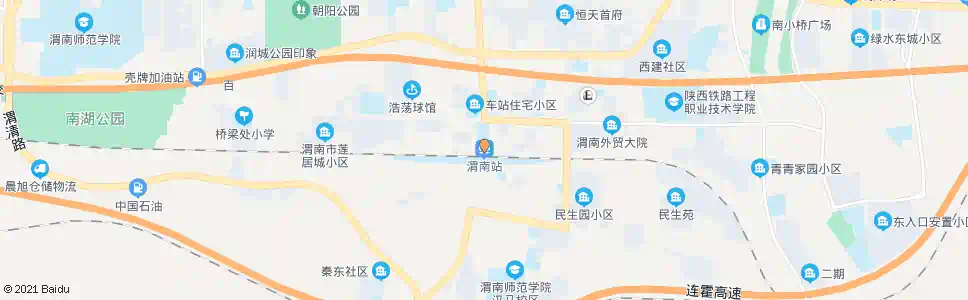 渭南站南电池厂_公交站地图_渭南公交_妙搜公交查询2025
