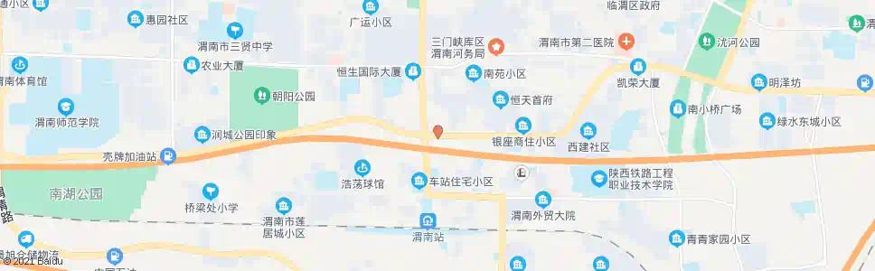 渭南华山大街十字_公交站地图_渭南公交_妙搜公交查询2025
