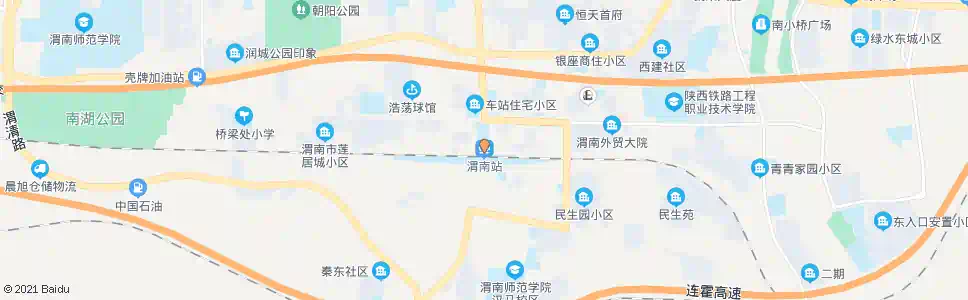 渭南火车站_公交站地图_渭南公交_妙搜公交查询2025
