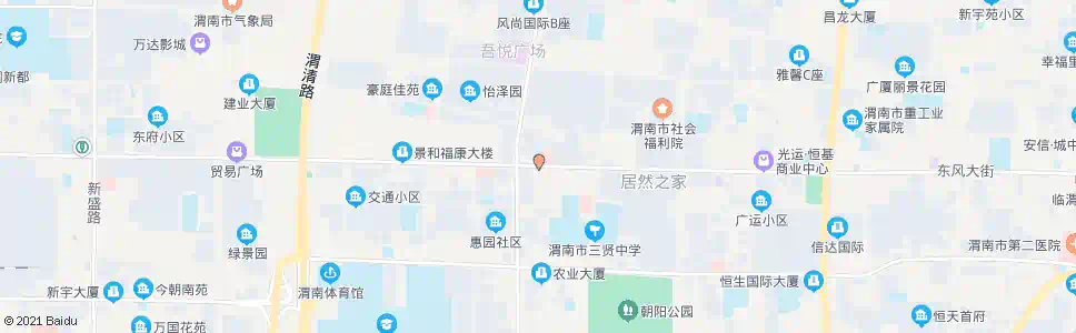 渭南仓程路十字_公交站地图_渭南公交_妙搜公交查询2025
