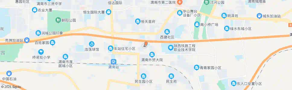 渭南三管局家属院_公交站地图_渭南公交_妙搜公交查询2025