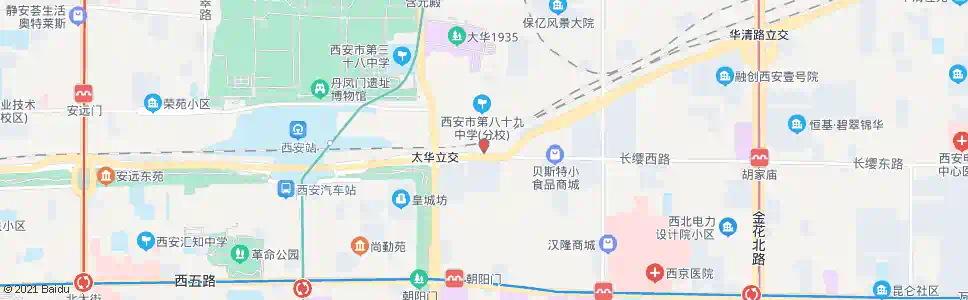 西安三府湾_公交站地图_西安公交_妙搜公交查询2025