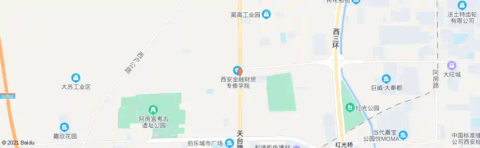 西安西一村西口_公交站地图_西安公交_妙搜公交查询2025
