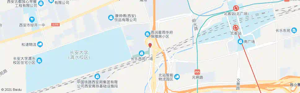 西安南樊一村东_公交站地图_西安公交_妙搜公交查询2025