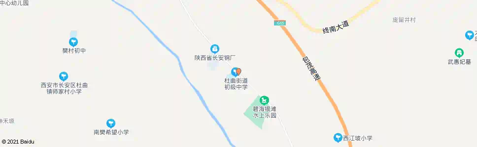西安寺坡村_公交站地图_西安公交_妙搜公交查询2025