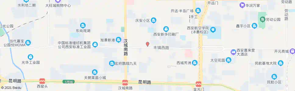 西安土门新市场_公交站地图_西安公交_妙搜公交查询2025