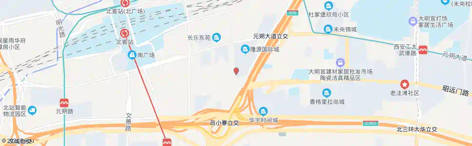 西安韩家湾_公交站地图_西安公交_妙搜公交查询2025