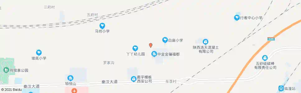 西安白庙_公交站地图_西安公交_妙搜公交查询2025