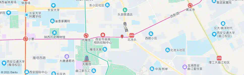 西安西影路_公交站地图_西安公交_妙搜公交查询2025