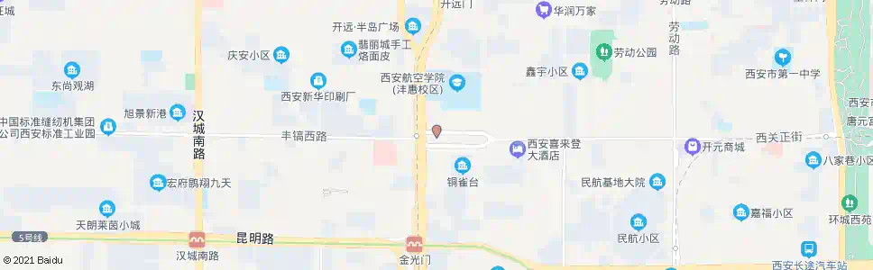 西安土门_公交站地图_西安公交_妙搜公交查询2025