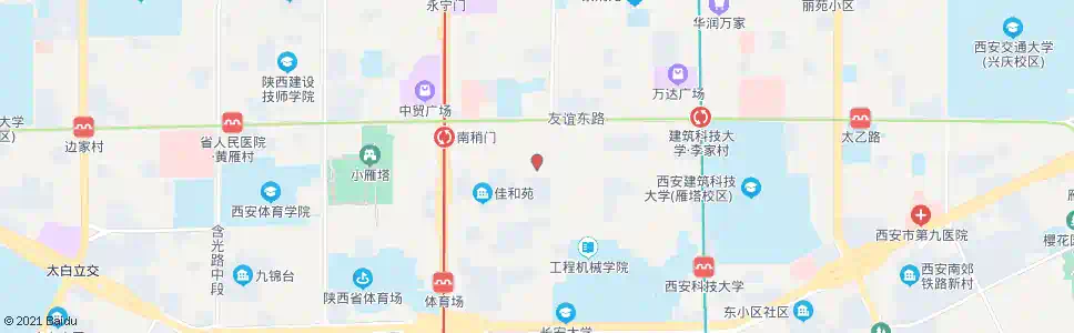 西安文艺路批发市场_公交站地图_西安公交_妙搜公交查询2025