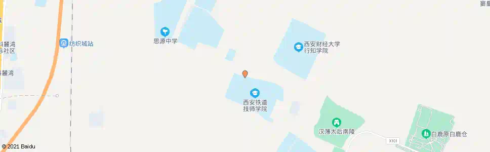 西安西安数字技术学院_公交站地图_西安公交_妙搜公交查询2025