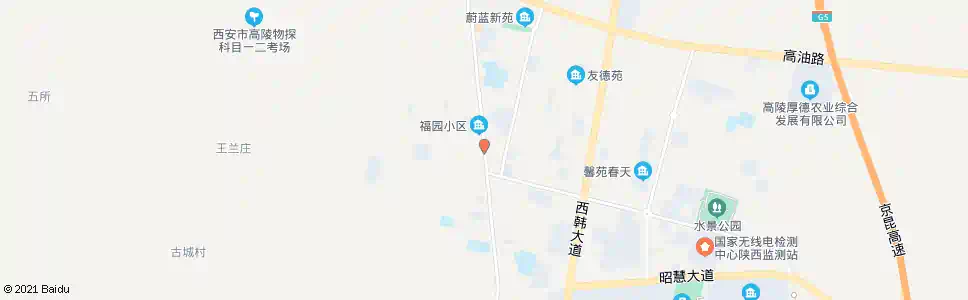 西安高陵区武装部_公交站地图_西安公交_妙搜公交查询2025