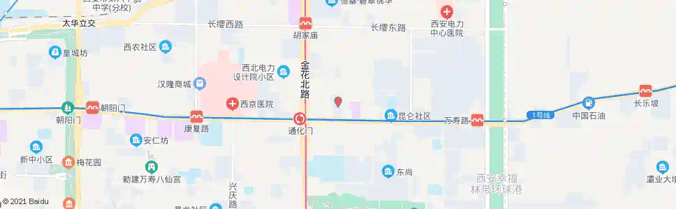 西安轻工市场_公交站地图_西安公交_妙搜公交查询2025