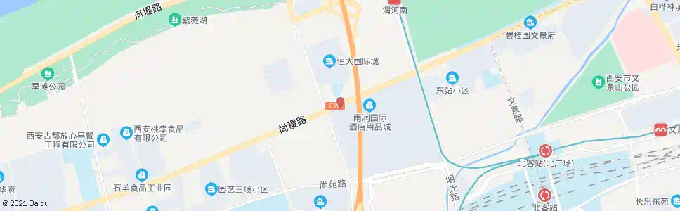 西安尚稷路尚宏路口_公交站地图_西安公交_妙搜公交查询2025