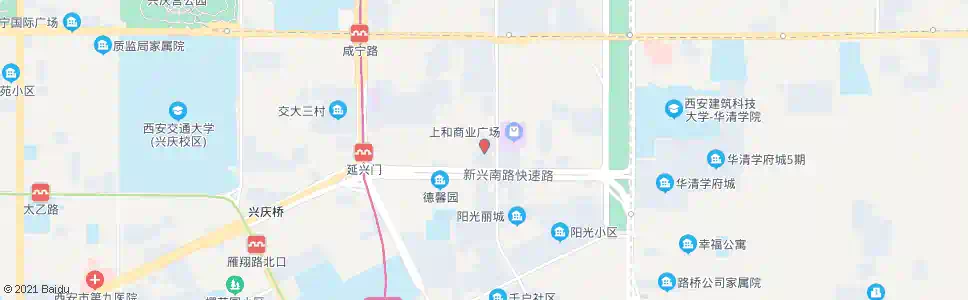 西安东新城市花园_公交站地图_西安公交_妙搜公交查询2025
