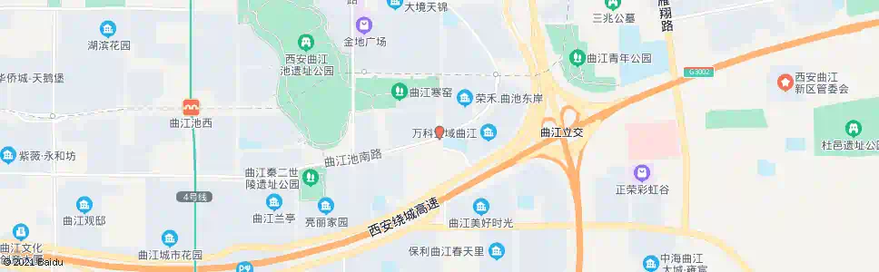 西安曲江池调度站_公交站地图_西安公交_妙搜公交查询2025