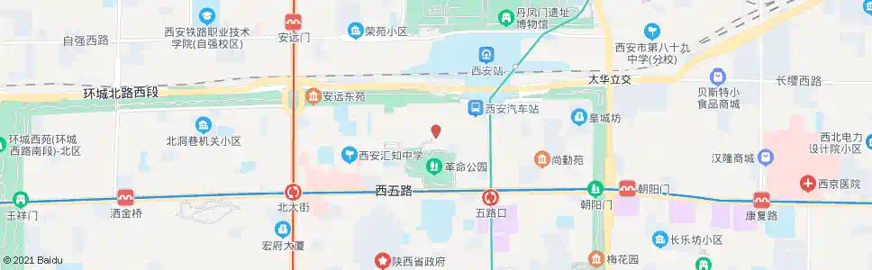西安西斜七路_公交站地图_西安公交_妙搜公交查询2025