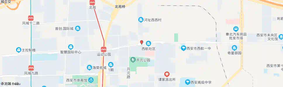 西安红旗西路枢纽站_公交站地图_西安公交_妙搜公交查询2025