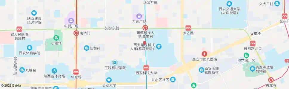 西安东新科贸电脑城(鲁家村)_公交站地图_西安公交_妙搜公交查询2025