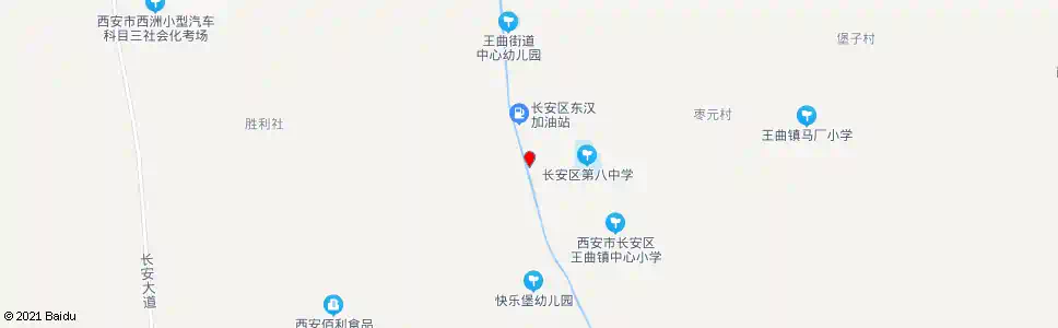 西安长安八中_公交站地图_西安公交_妙搜公交查询2025
