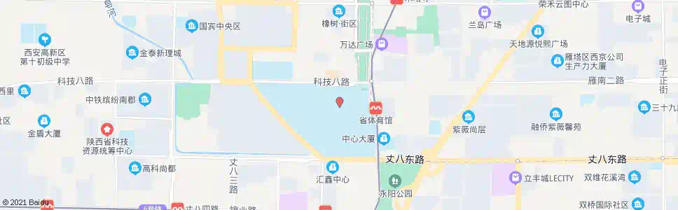 西安体育训练中心_公交站地图_西安公交_妙搜公交查询2025