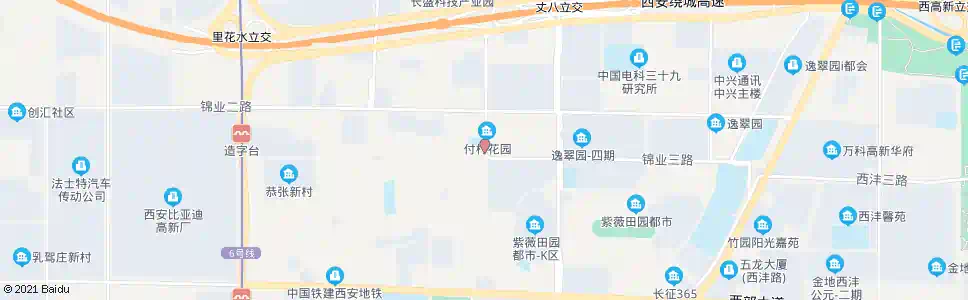 西安丈八五路南段_公交站地图_西安公交_妙搜公交查询2025