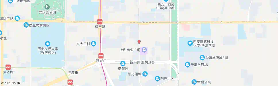 西安公园南路中段_公交站地图_西安公交_妙搜公交查询2025