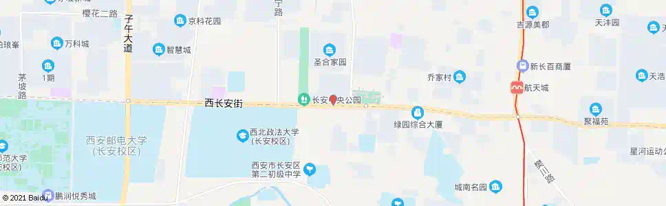 西安金堆城小区_公交站地图_西安公交_妙搜公交查询2025