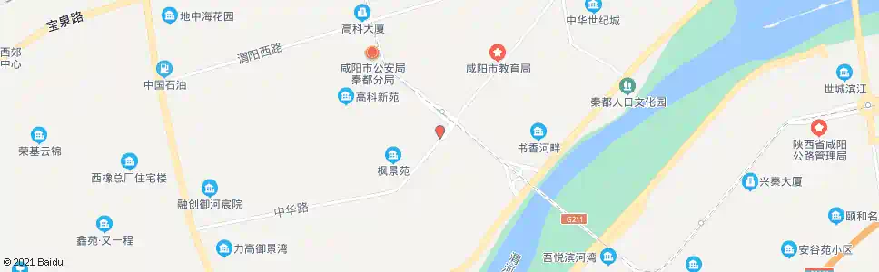 西安中华苑(三号桥北)_公交站地图_西安公交_妙搜公交查询2025