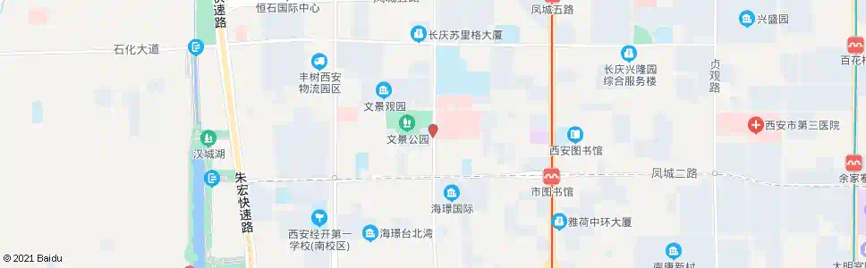 西安长安医院_公交站地图_西安公交_妙搜公交查询2025
